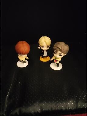BTS TinyTan Mcdonalds Figures Jungkook, Jimin, Jhope All Three